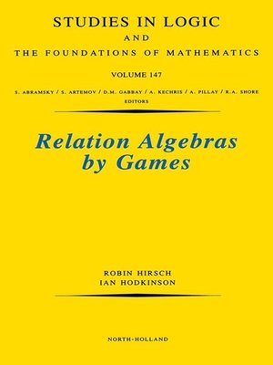 cover image of Relation Algebras by Games